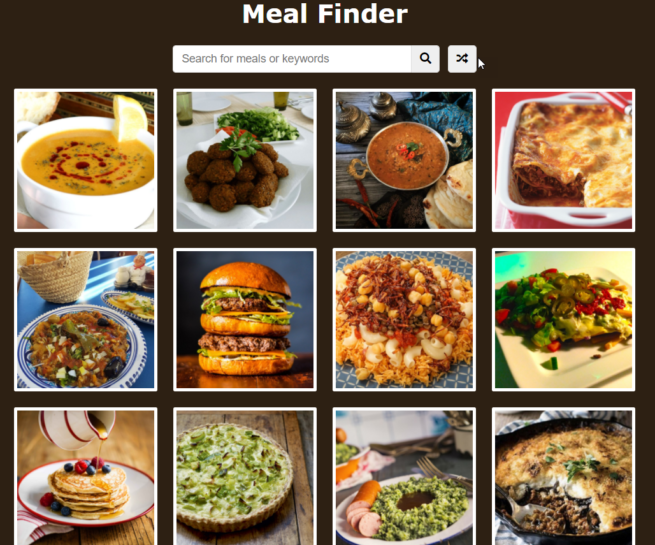 Meal Finder Thumbnail